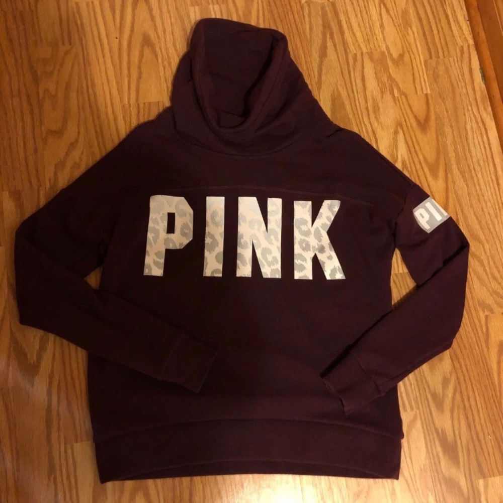 vs pink cowl neck